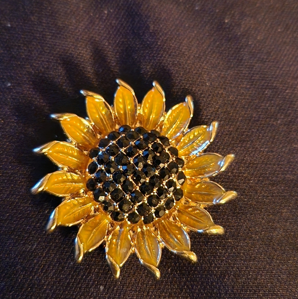 Snap Button Jewelry Sunflower